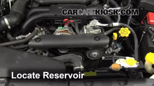 2012 Subaru Outback 2.5i Premium 2.5L 4 Cyl. Liquide essuie-glace Ajouter du liquide